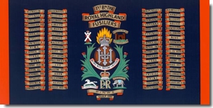 RHF Battle Honours RHF Battle Honours