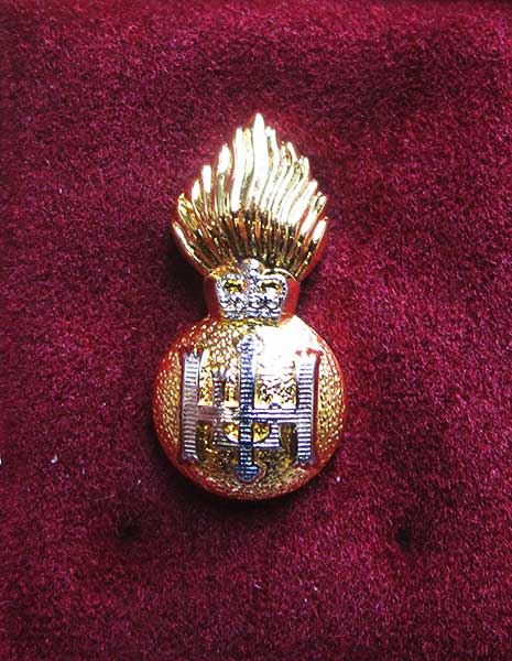 royal highland fusiliers lapel badge