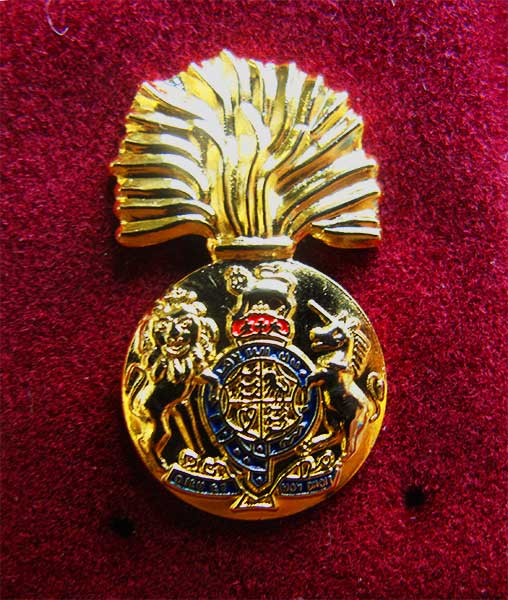 royal scots fusiliers lapel badge