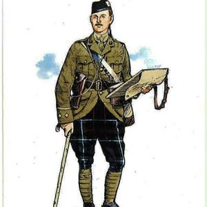 The-highland-light-infantry-officer-of-the-2nd-battalion-in-service-dress-1913-1914