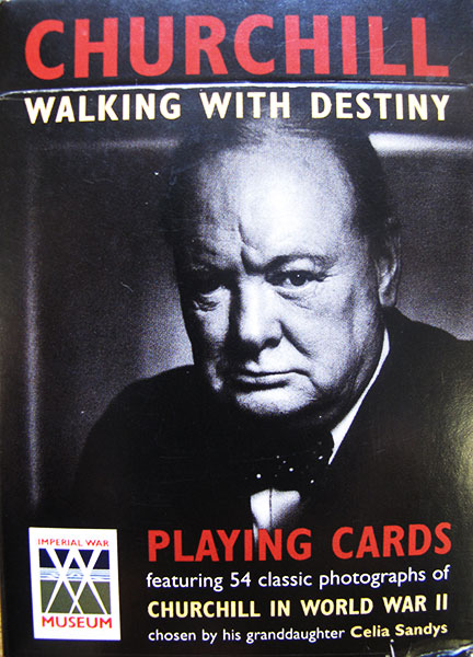 churchill playing cards