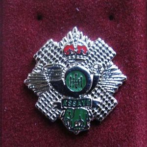 highland light infantry lapel badge