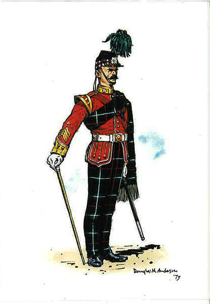 The-Highland-Light-Infantry-Bugle-Major-of-the-1st-Battalion-in-Review-Order-1881---1896