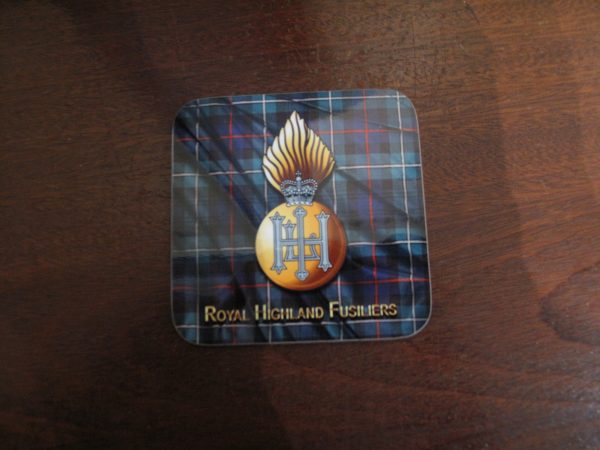 Coaster - Royal Highland Fusiliers
