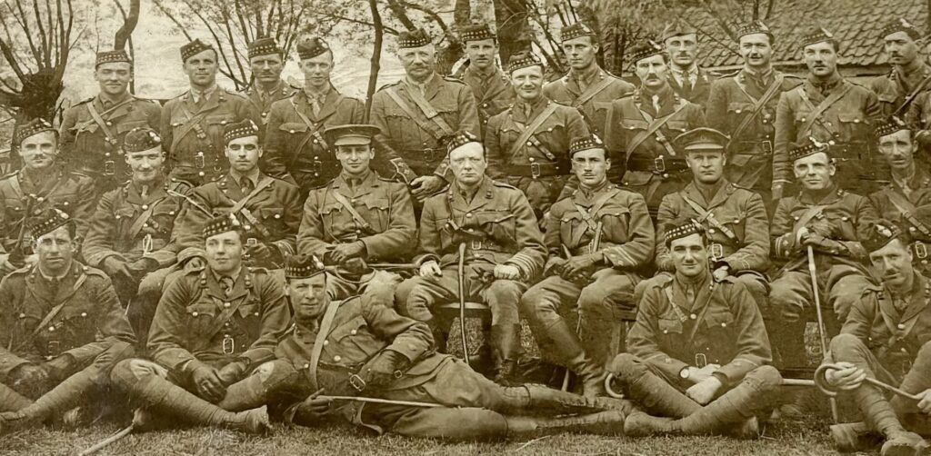 Winston Churchill and 6th Battalion Royal Scots Fusiliers